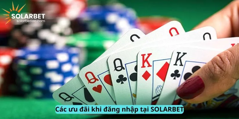 Các ưu đãi khi đăng nhập